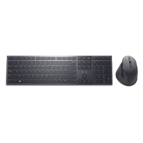 Dell | Premier Collaboration Keyboard and Mouse | KM900 | Keyboard and Mouse Set | Wireless | US | Graphite | USB-A | Wireless c